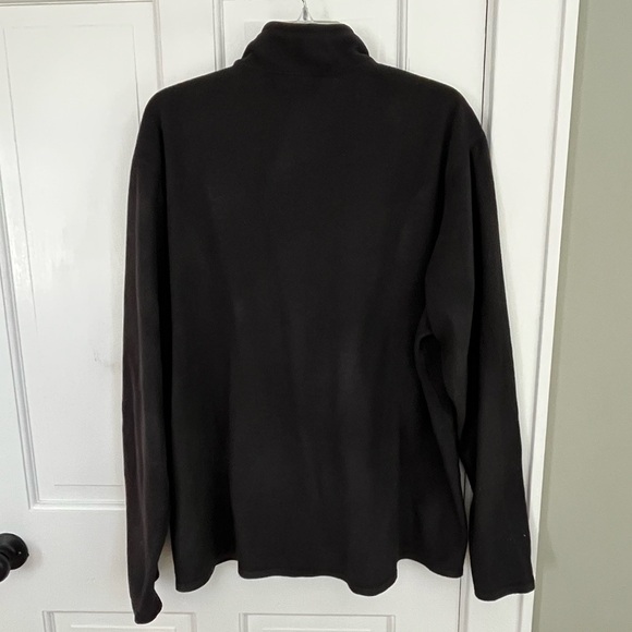 The North Face TNF Black Lightweight Fleece 1/4 Zip Pullover Outdoor Mens XL - Picture 4 of 12